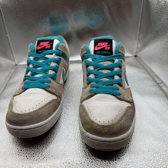 Size 9‎ Nike SB Air Force 2 Low Nebula Blue Mens Athletic Sneakers AO0300-101 main image 7